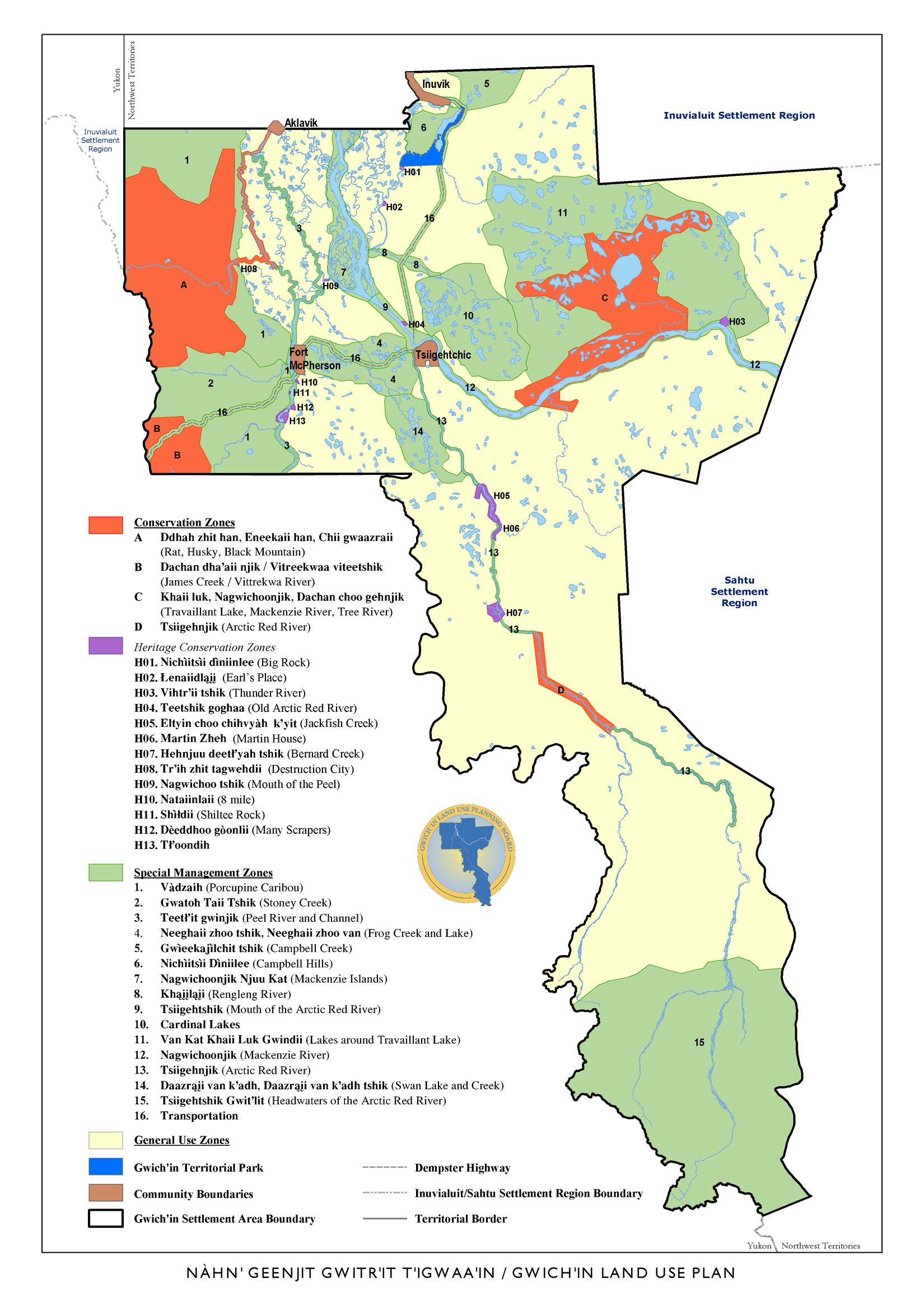 Proposed Zones